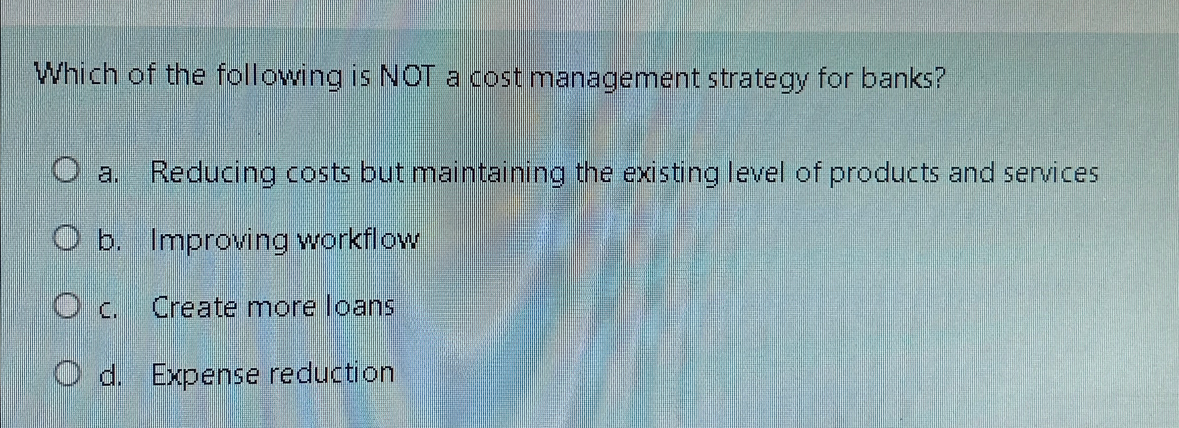 Solved Which of the following is NOT a cost management | Chegg.com