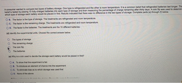 solved-a-consumer-wanted-to-compare-two-types-of-battery-chegg