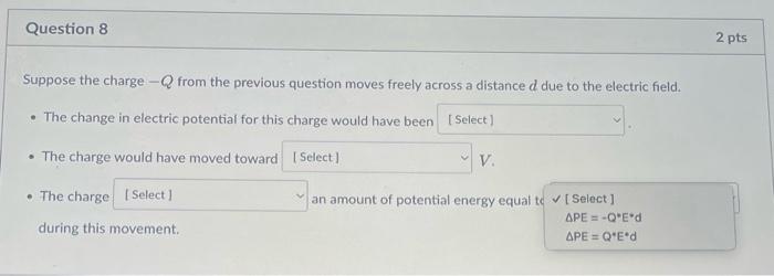 Solved Suppose the charge −Q from the previous question | Chegg.com