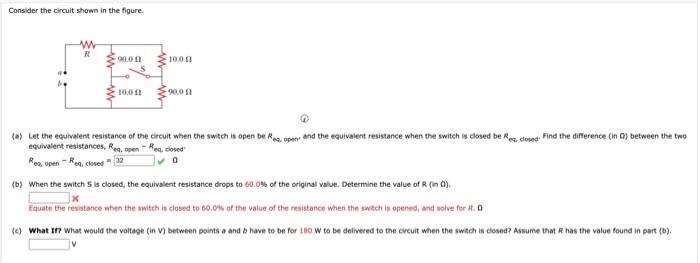 Solved Consider The Circuit Shown In The Figure. Equivalent | Chegg.com