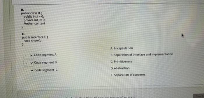 Solved QUESTION 12 A. Match each of the Java code segments | Chegg.com