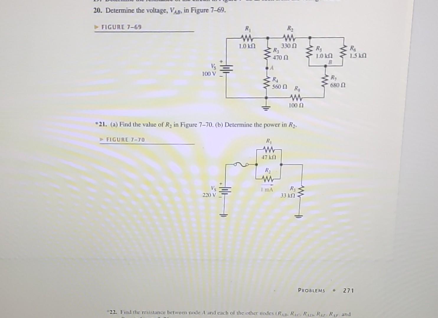 Solved 3. In each circuit of Figure 7-62, identify the | Chegg.com