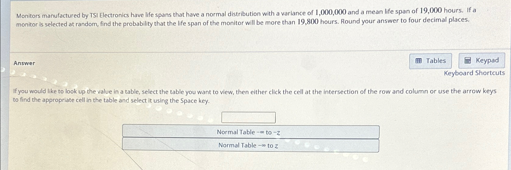 Solved Monitors manufactured by TSI Electronics have life