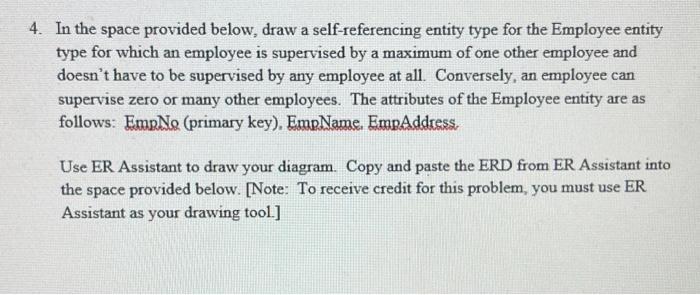 Solved 4. In the space provided below, draw a | Chegg.com
