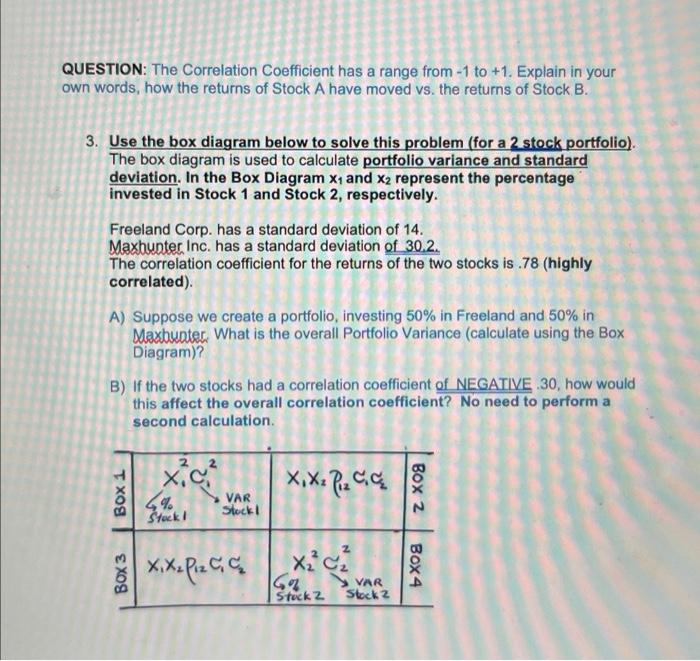 Solved QUESTION: The Correlation Coefficient has a range | Chegg.com