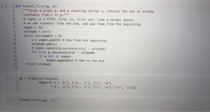 Do all the coding in Python where it say "Your Code | Chegg.com
