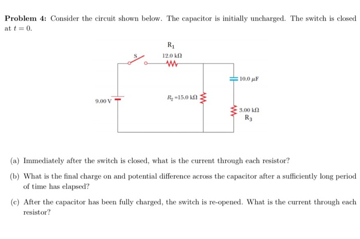 Solved Problem 4 Consider The Circuit Shown Below The