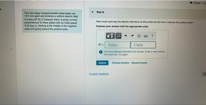 Solved Two very large charged parallel metal plates are 13.0 | Chegg.com