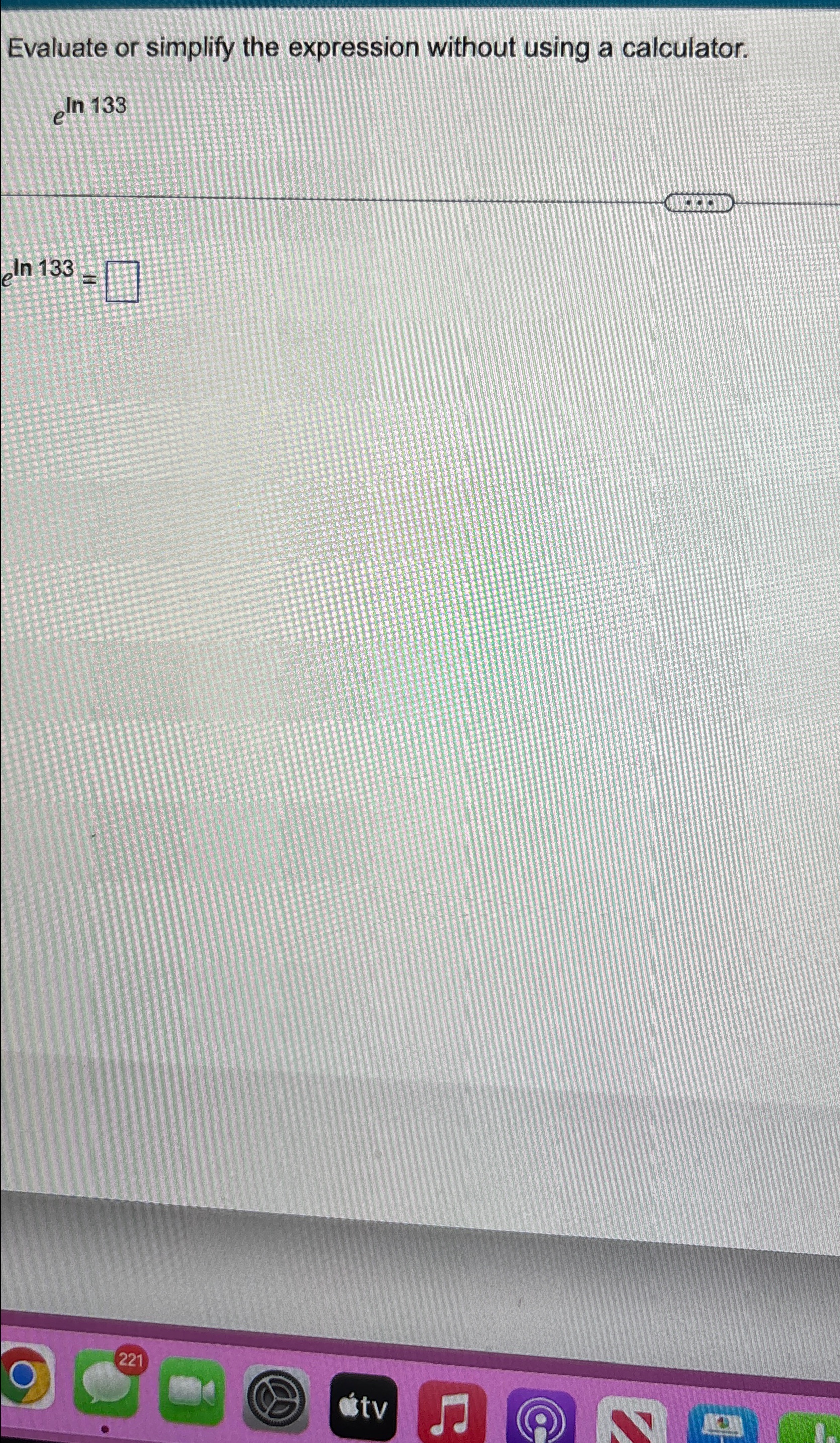 Solved Evaluate or simplify the expression without using a | Chegg.com