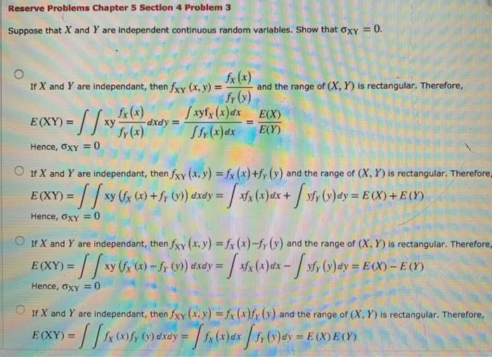 Solved Reserve Problems Chapter 5 Section 4 Problem 3 Sup Chegg Com