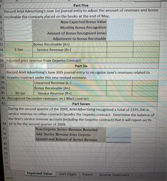 А B Question One--Expected Value Method Ariel | Chegg.com