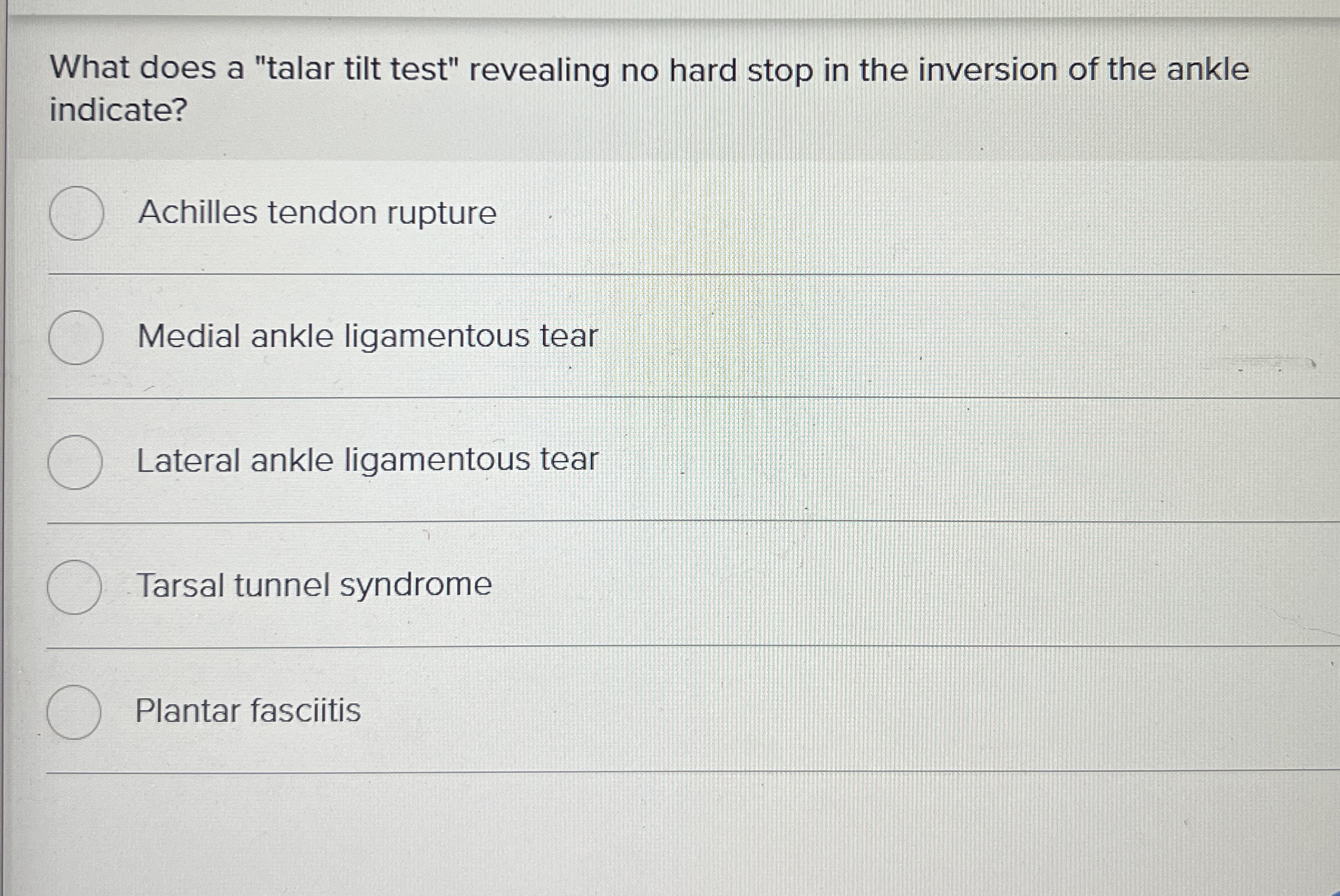 Solved What does a 
