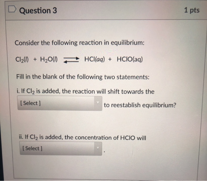 Solved Question 2 Consider the following reaction. CH (g) + | Chegg.com
