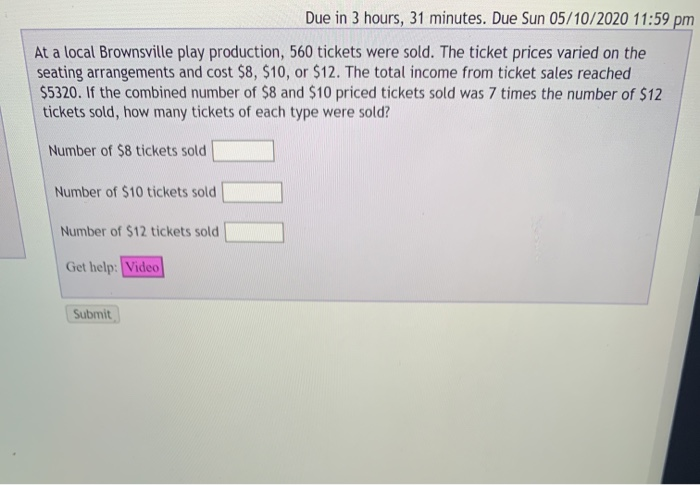 Solved Due in 3 hours, 31 minutes. Due Sun 05/10/2020 11:59 | Chegg.com