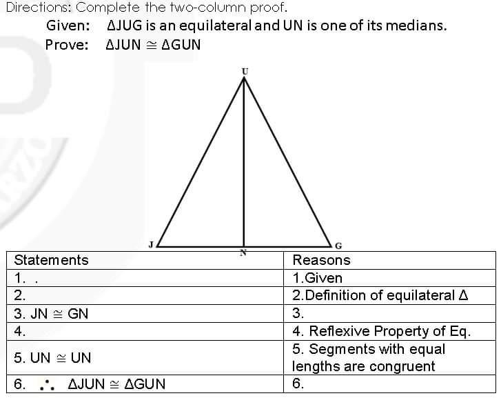 Solved Directions: Complete the two-column proof. Given: AC | Chegg.com