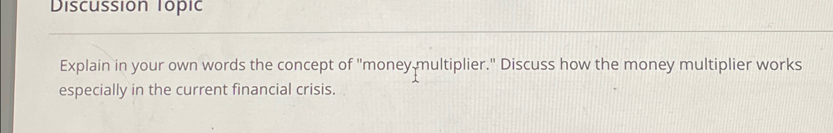 Solved Explain in your own words the concept of | Chegg.com