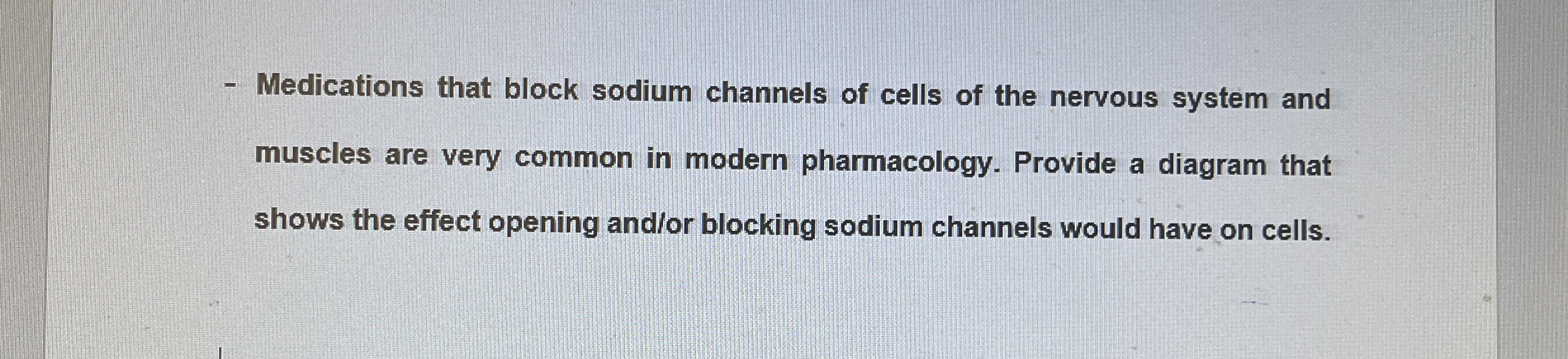 Solved Medications that block sodium channels of cells of | Chegg.com