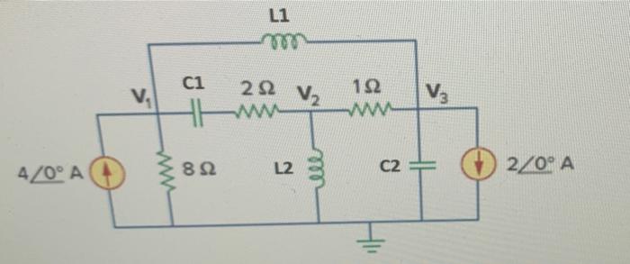 Solved Determine Values For Capacitances And Inductances In