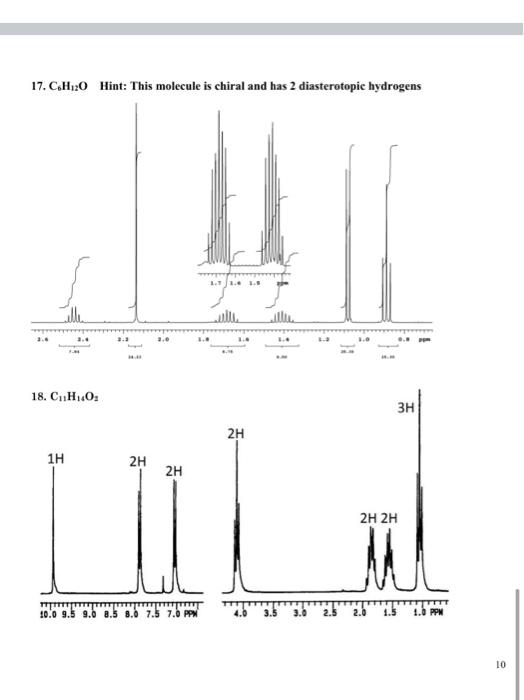 Solved 13. CsHO: (Hint: This compound has a very broad | Chegg.com