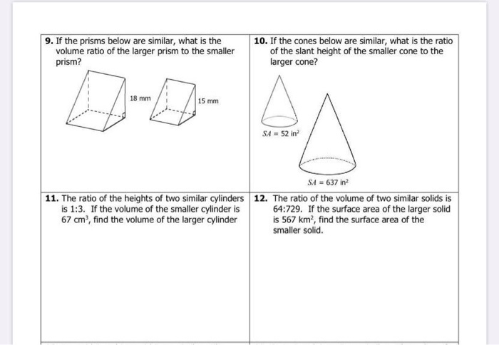 Solved Use the info given to get the scale factor, surface | Chegg.com