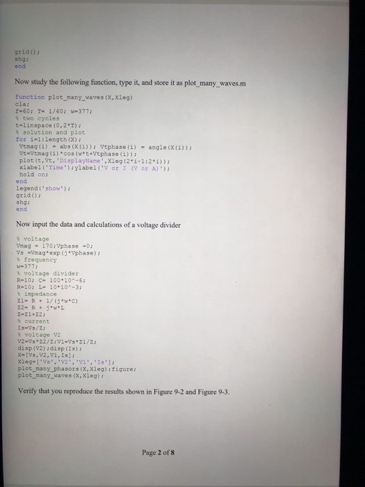 Lab Report Exercise 9 1 Exercise 9 2 Simulat Chegg Com
