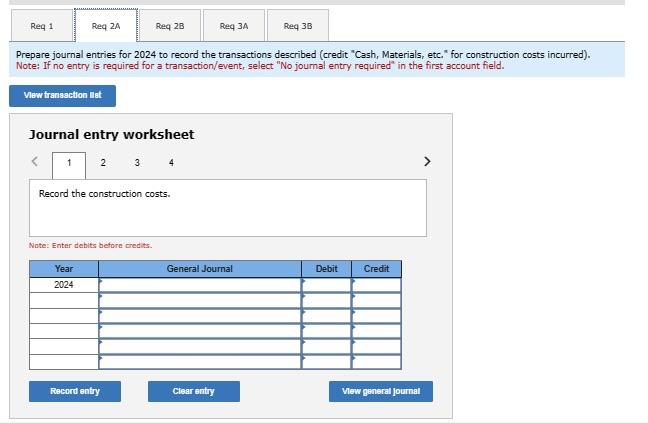 Solved Prepare Journal Entries For 2024 To Record The Chegg Com   Image