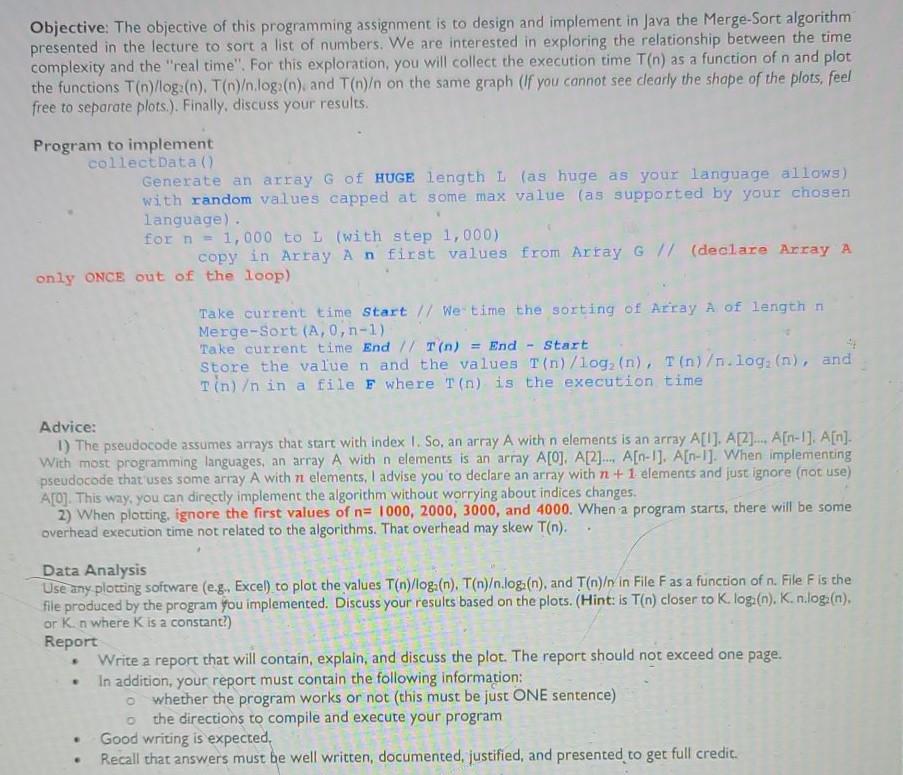 Solved Objective: The objective of this programming | Chegg.com