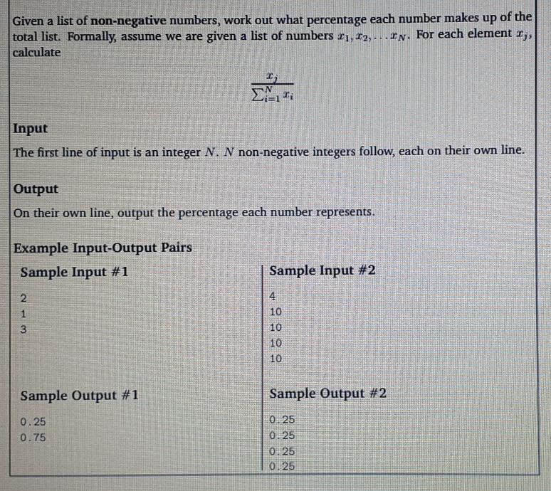 Solved Given a list of non-negative numbers, work out what | Chegg.com