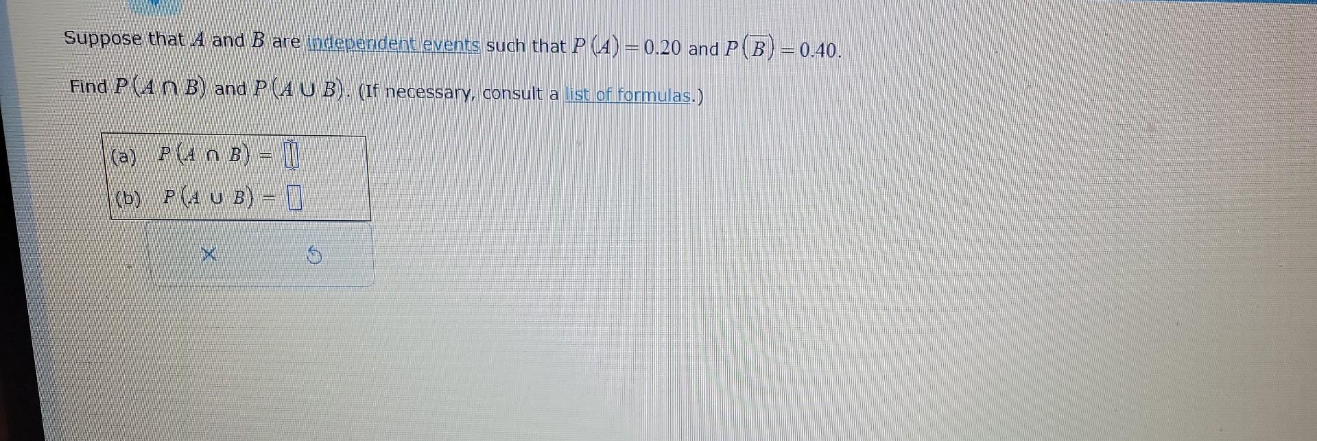 Solved P(Bˉ)=0.40 | Chegg.com