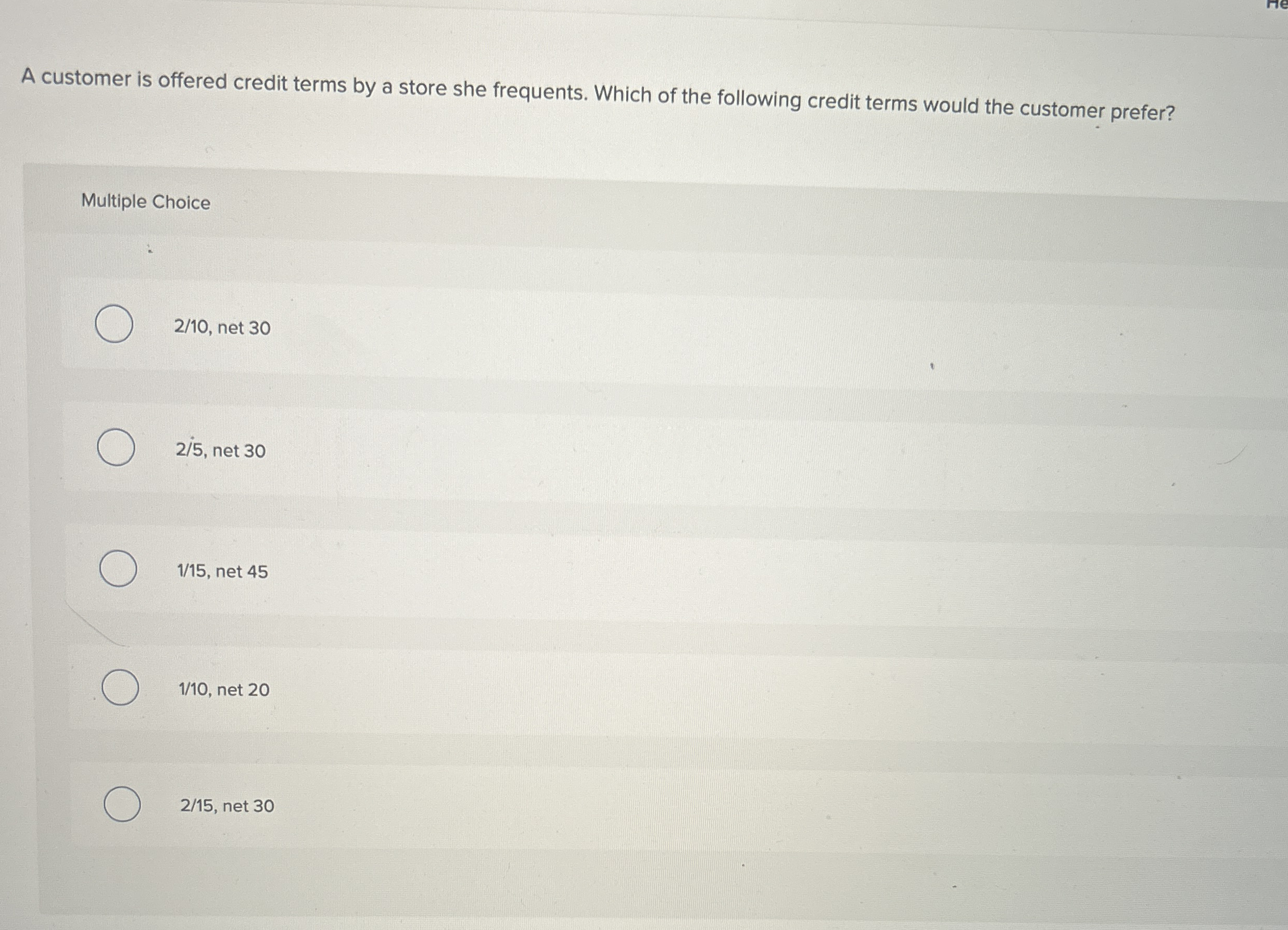 solved-a-customer-is-offered-credit-terms-by-a-store-she