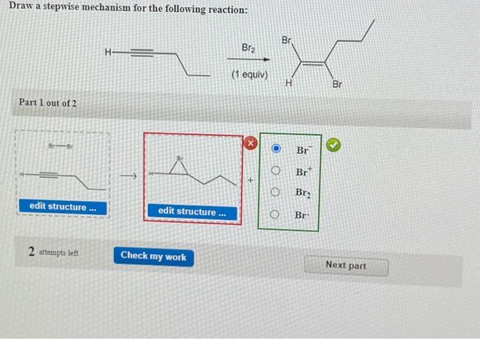 Solved Draw a stepwise mechanism for the following reaction: | Chegg.com