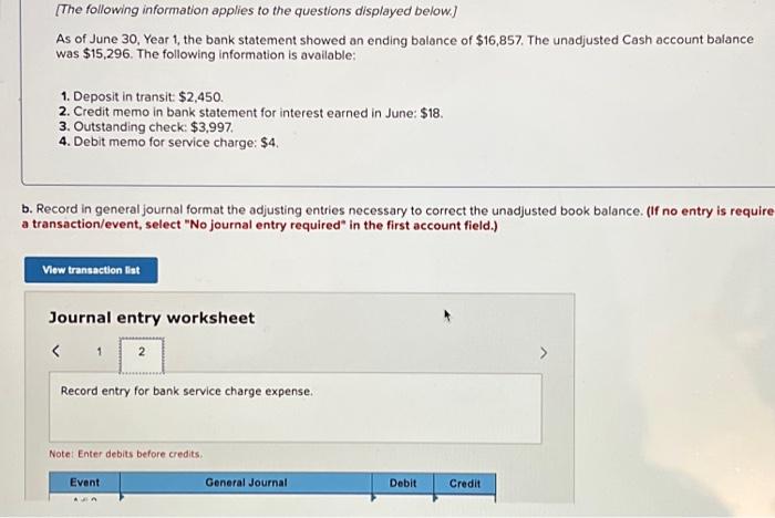 Solved Journal entry worksheet Note: Enter debits before | Chegg.com