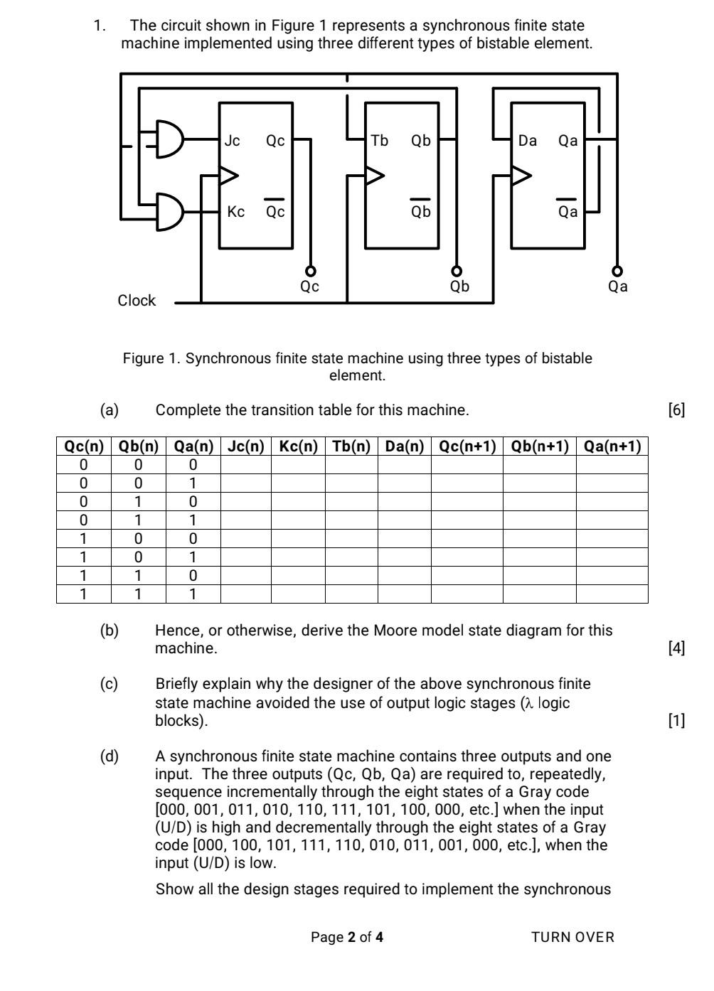 Solved 1. The circuit shown in Figure 1 represents a | Chegg.com