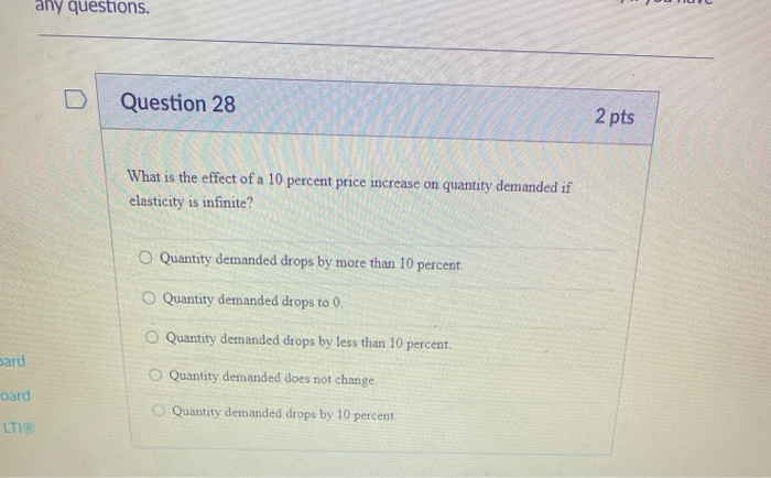 (solved) question 37 which circumstance will cause a... Solved any questions. Question 28 2 pts What is the effect | Chegg.com