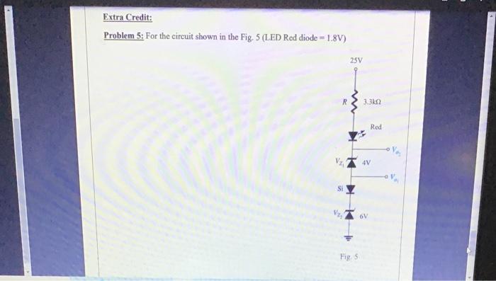 Solved Problem 4: For the circuit shown in the Fig. 4 a) | Chegg.com