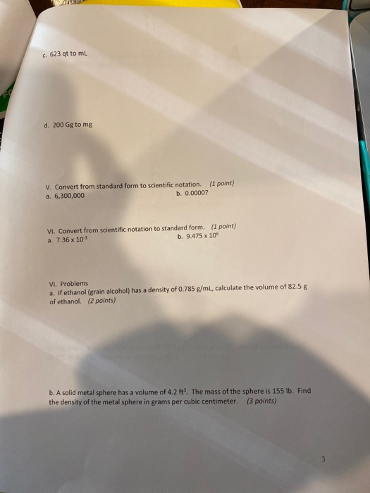 Solved Date: CHAPTER 1: What is Chemistry? CHAPTER 2: The | Chegg.com