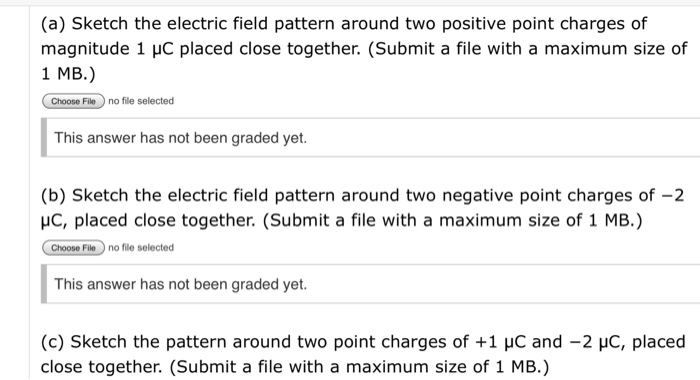 Solved (a) Sketch the electric field pattern around two | Chegg.com