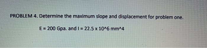 Solved PROBLEM 4. Determine the maximum slope and | Chegg.com