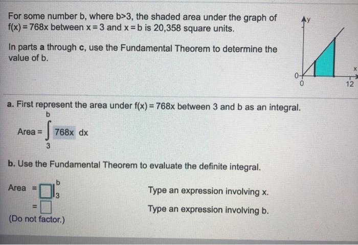 Solved For Some Number B, Where B>3, The Shaded Area Under | Chegg.com