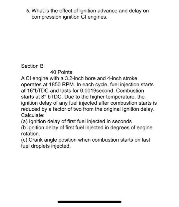 Solved 1. What effect does advancing the inlet camshaft have