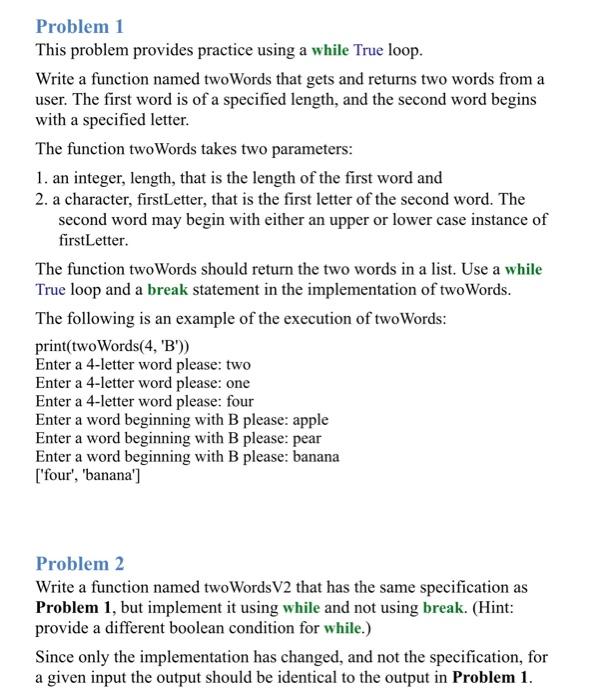 Solved can someone show me how to do both these problems | Chegg.com