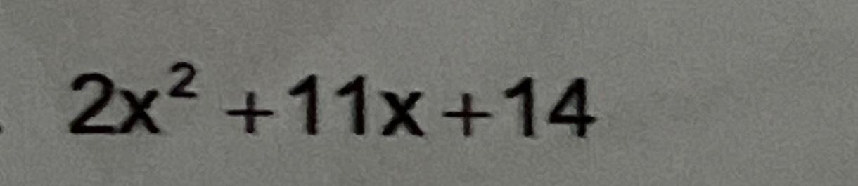 4 11x 14 )= 2 1 7x