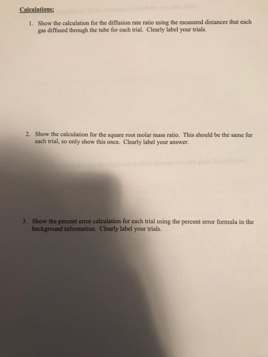 Solved Data Sheet: Trial 1 Trial 2 Trial 3 Average 10:6 11.2 | Chegg.com