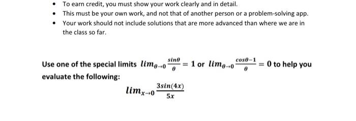 Solved To earn credit, you must show your work clearly and | Chegg.com