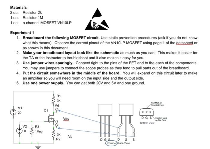 Solved 8. Calculate VR2, using Id and complete the table for | Chegg.com
