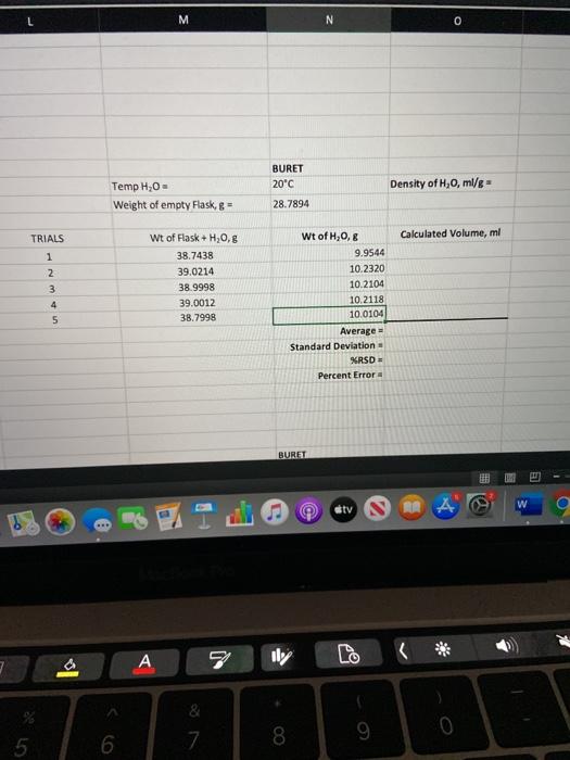 Solved БЕТ B Volumetric Pipette vs Buret VOLUMETRIC PIPET