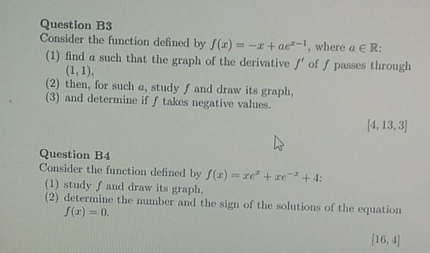 Solved Question B3 Consider the function defined by S(x) = | Chegg.com