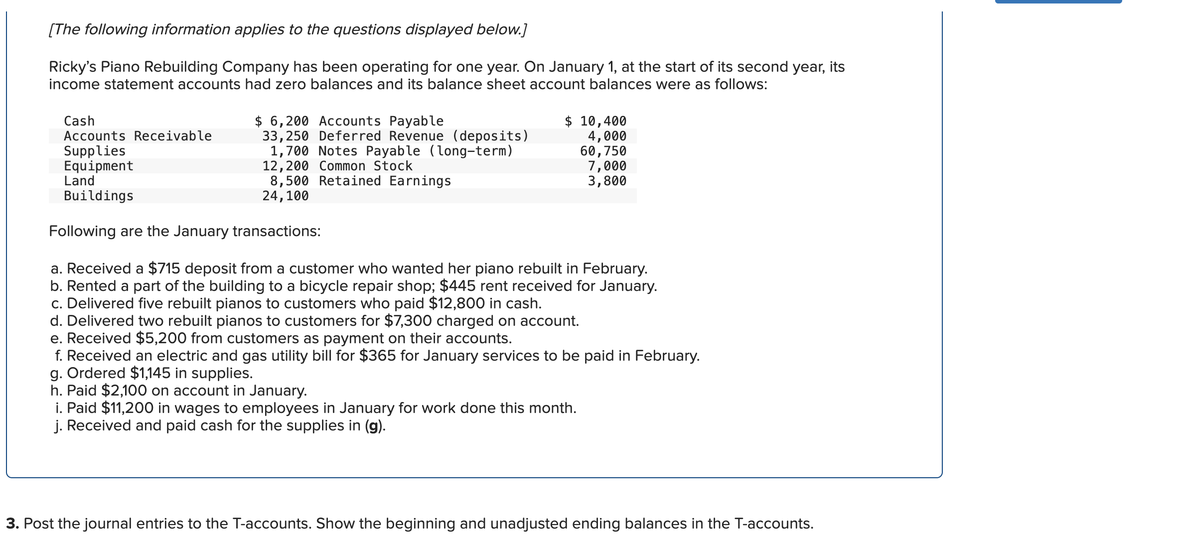 Solved [The following information applies to the questions