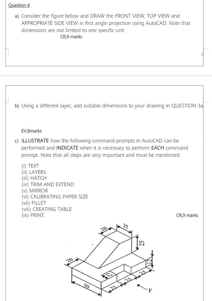 Solved Question 4 a) Consider the figure below and DRAW the | Chegg.com