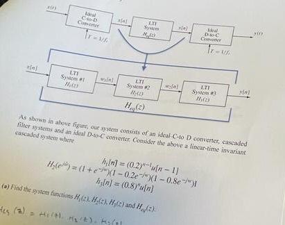 cascaded system whene D. Do.C copverter consider the above a linearstime invariant.
\[
\begin{aligned}
H_{2}\left(e^{\omega}\